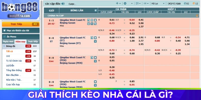 Tìm hiểu nhanh khái niệm kèo nhà cái